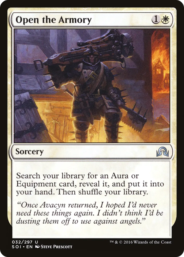 Open the Armory — Shadows over Innistrad — Magic: The Gathering