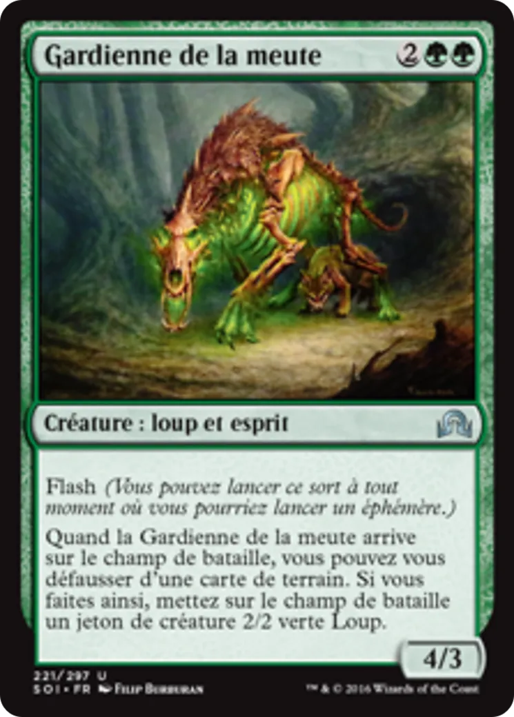 Gardienne de la meute — Shadows over Innistrad — Magic: The Gathering