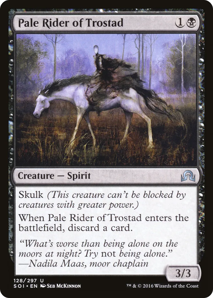 Pale Rider of Trostad — Shadows over Innistrad — Magic: The Gathering