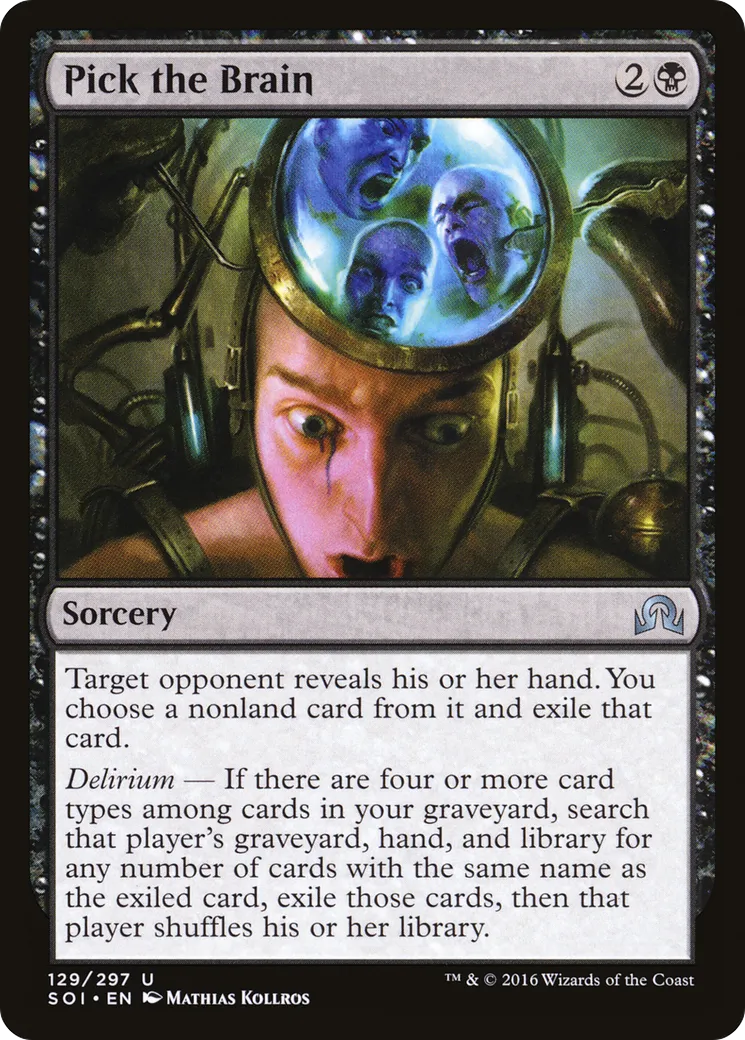 Pick the Brain — Shadows over Innistrad — Magic: The Gathering