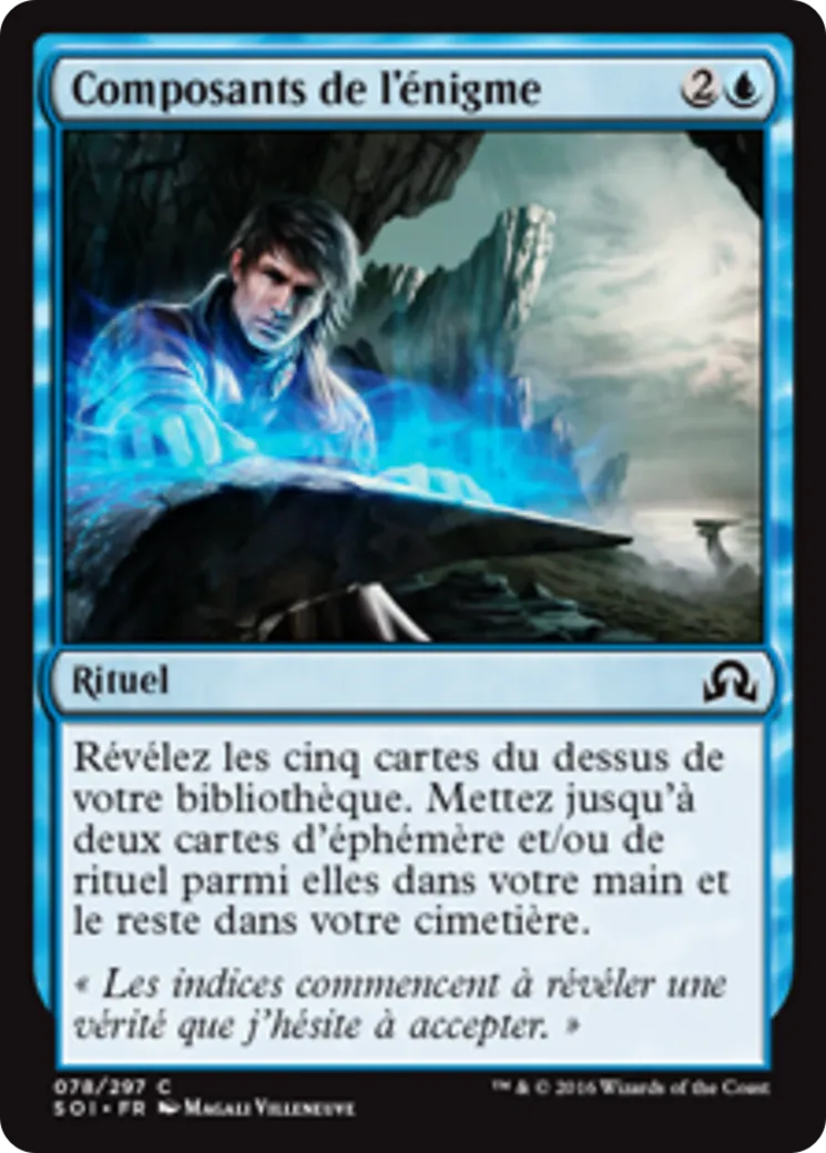 Composants de l'énigme — Shadows over Innistrad — Magic: The Gathering