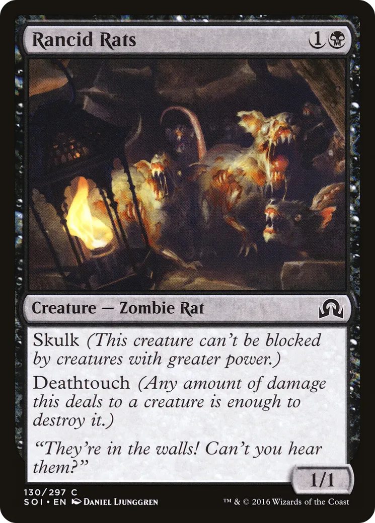 Rancid Rats — Shadows over Innistrad — Magic: The Gathering