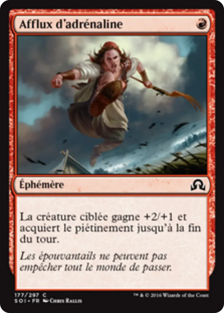 Afflux d'adrénaline — Shadows over Innistrad — Magic: The Gathering