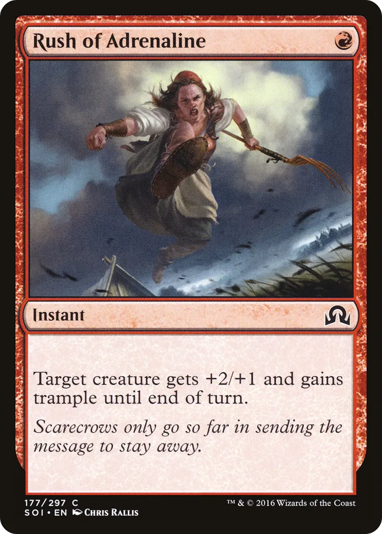 Rush of Adrenaline — Shadows over Innistrad — Magic: The Gathering