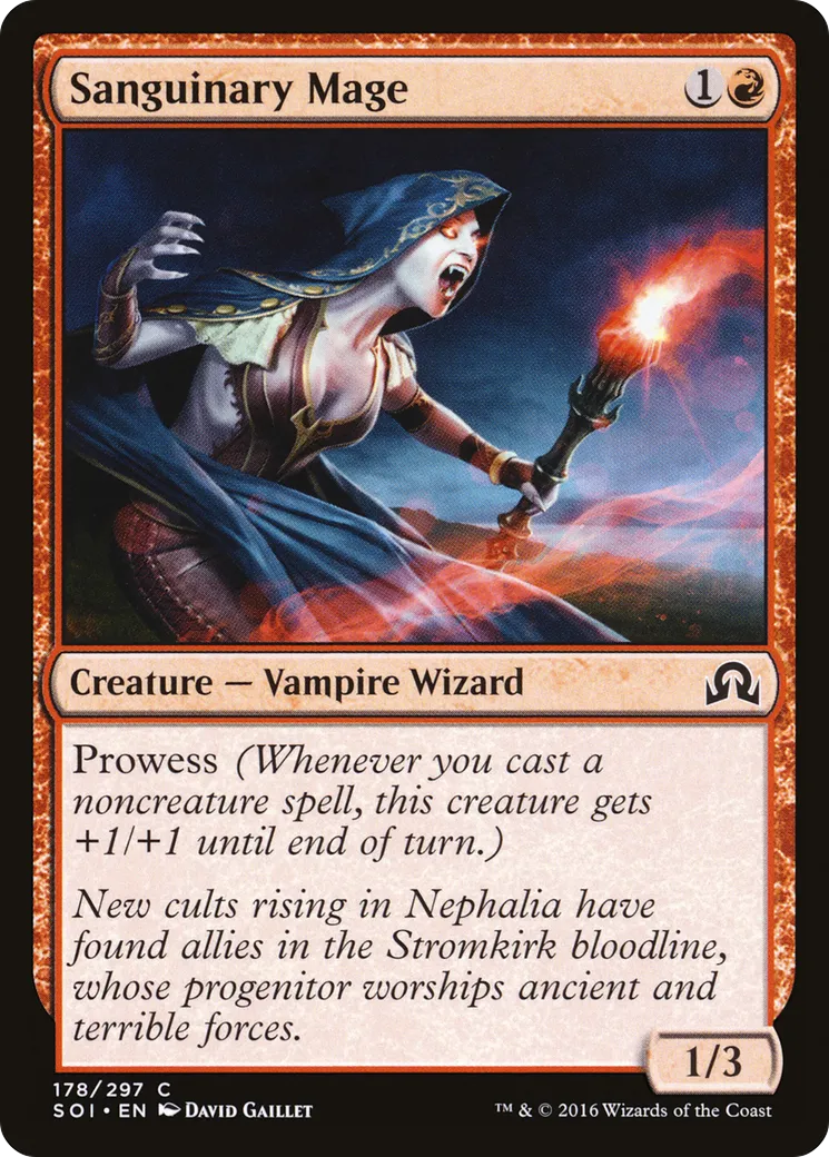 Sanguinary Mage — Shadows over Innistrad — Magic: The Gathering