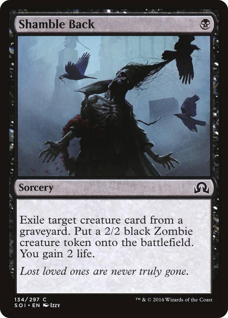 Shamble Back — Shadows over Innistrad — Magic: The Gathering