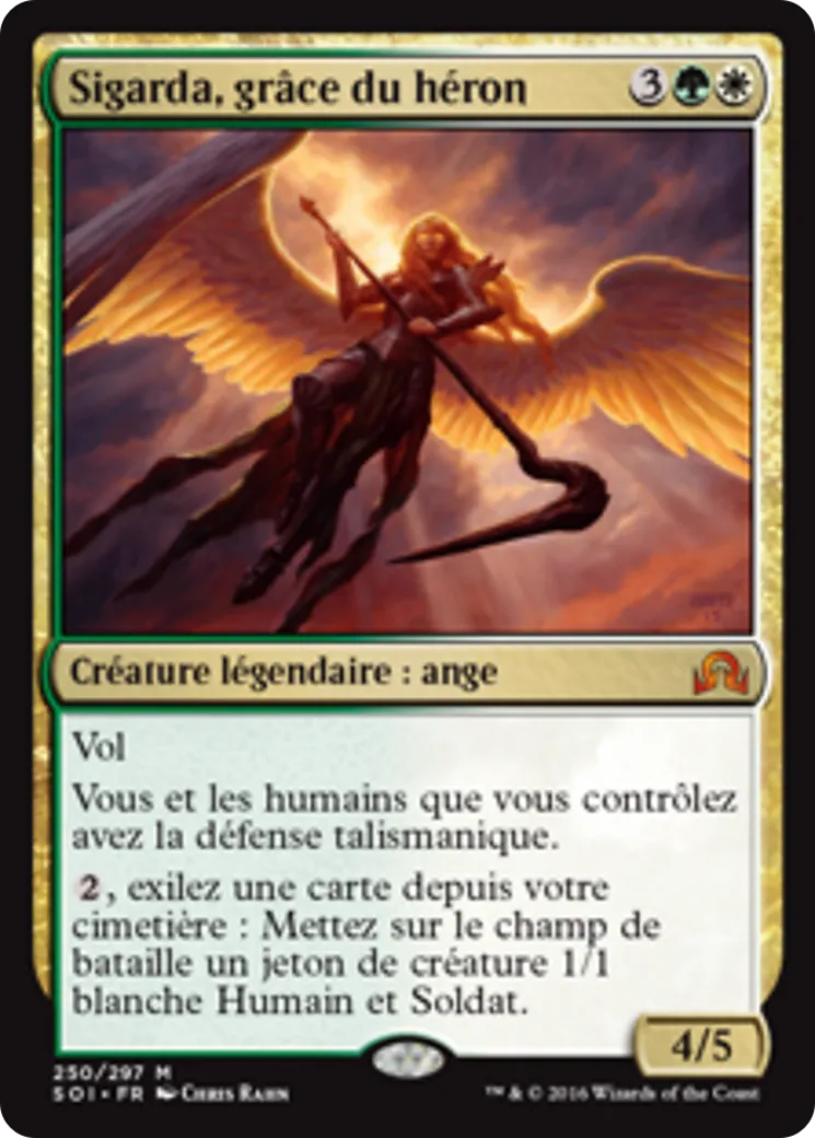 Sigarda, grâce du héron — Shadows over Innistrad — Magic: The Gathering