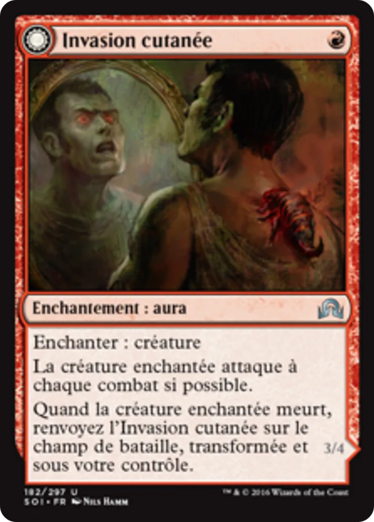 Invasion cutanée // Délesteur de peau — Shadows over Innistrad — Magic: The Gathering