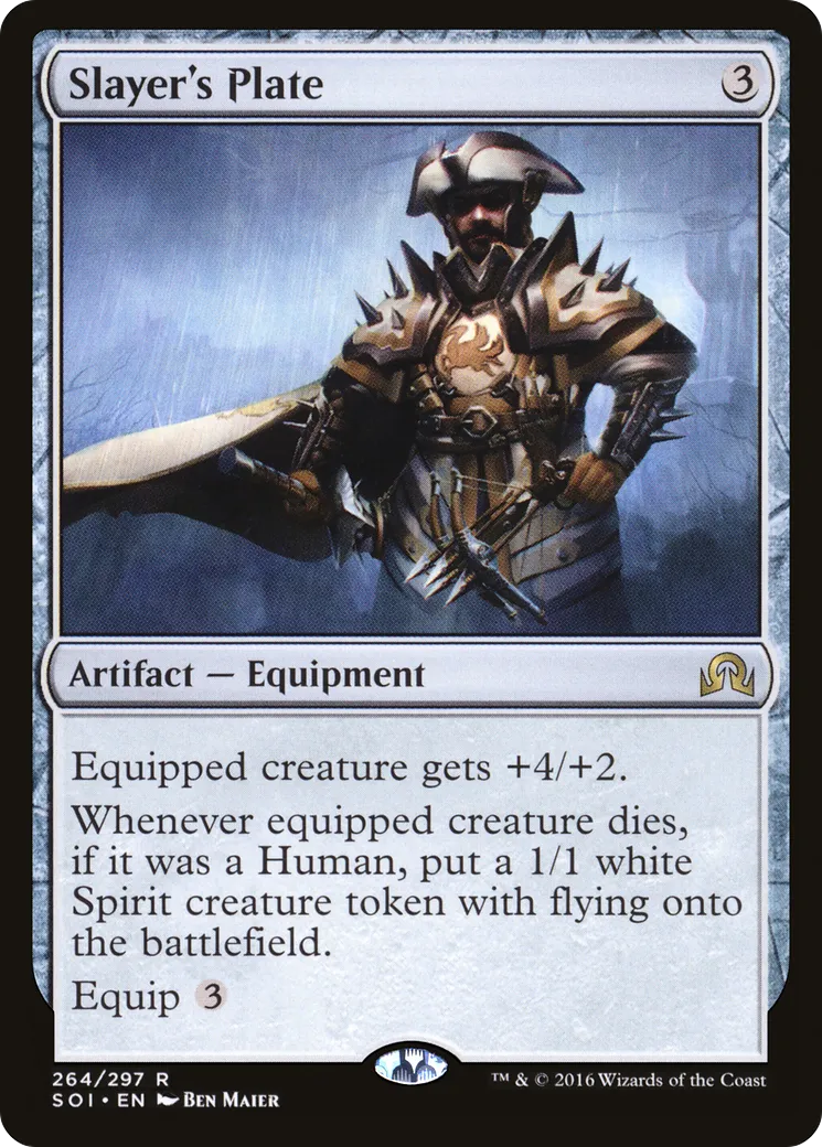 Slayer's Plate — Shadows over Innistrad — Magic: The Gathering