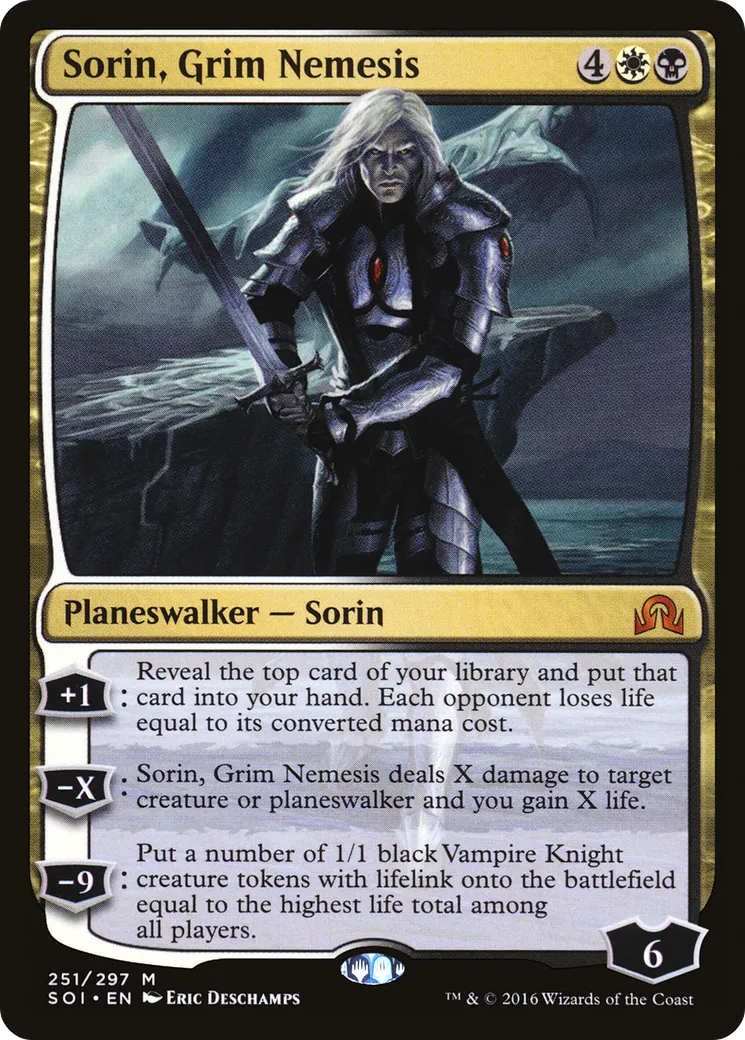Sorin, Grim Nemesis — Shadows over Innistrad — Magic: The Gathering