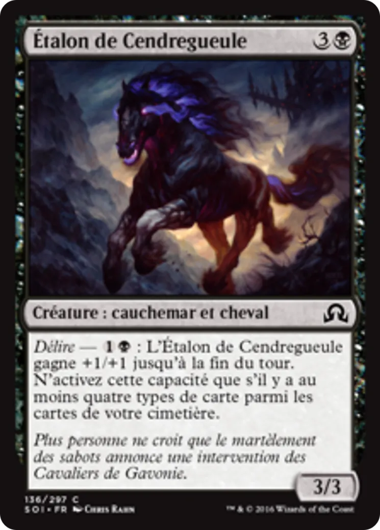 Étalon de Cendregueule — Shadows over Innistrad — Magic: The Gathering