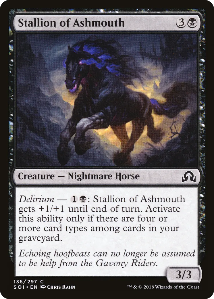 Étalon de Cendregueule — Shadows over Innistrad — Magic: The Gathering