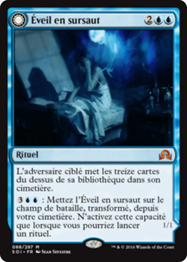 Éveil en sursaut // Cauchemar permanent — Shadows over Innistrad — Magic: The Gathering