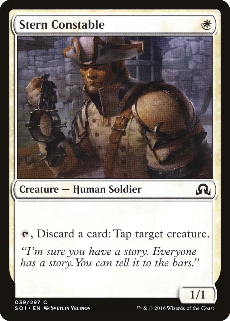 Constable sévère — Shadows over Innistrad — Magic: The Gathering