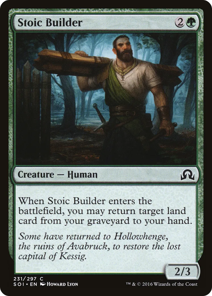 Architecte stoïque — Shadows over Innistrad — Magic: The Gathering