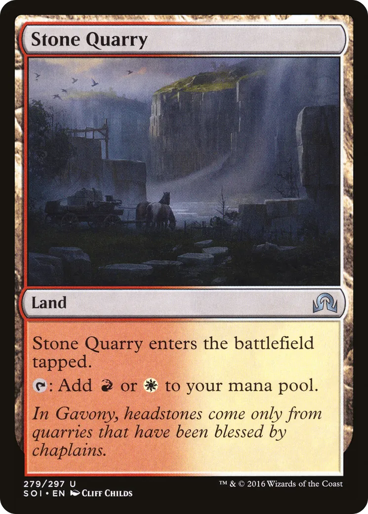 Stone Quarry — Shadows over Innistrad — Magic: The Gathering