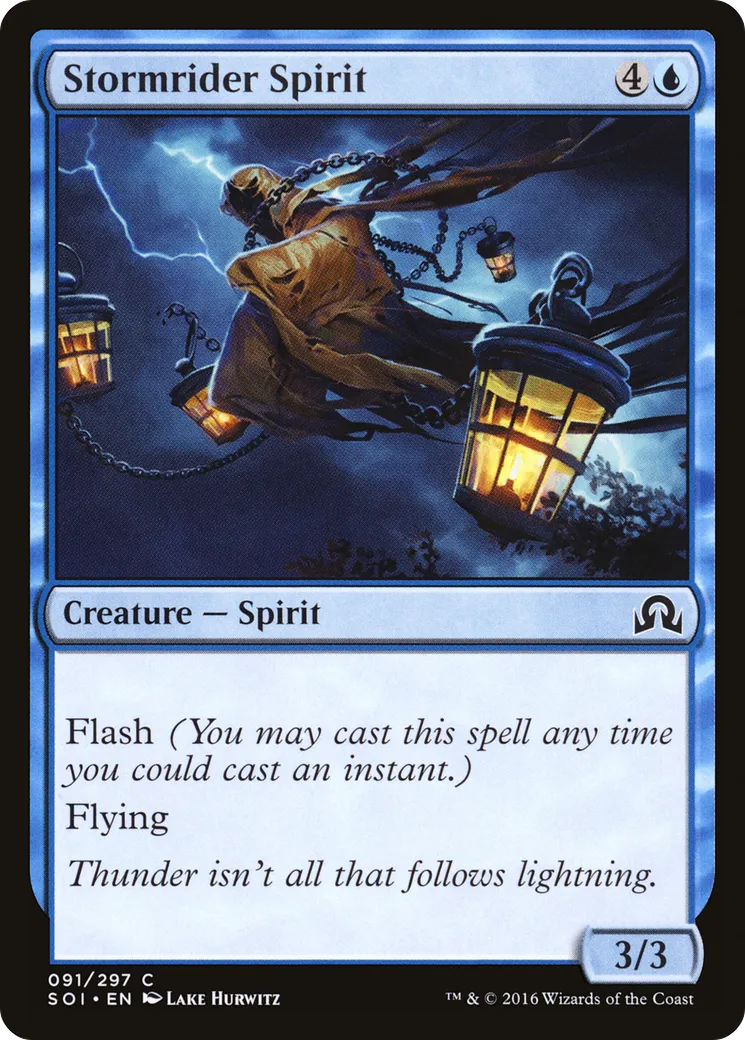 Esprit de chevaucheur de tempête — Shadows over Innistrad — Magic: The Gathering