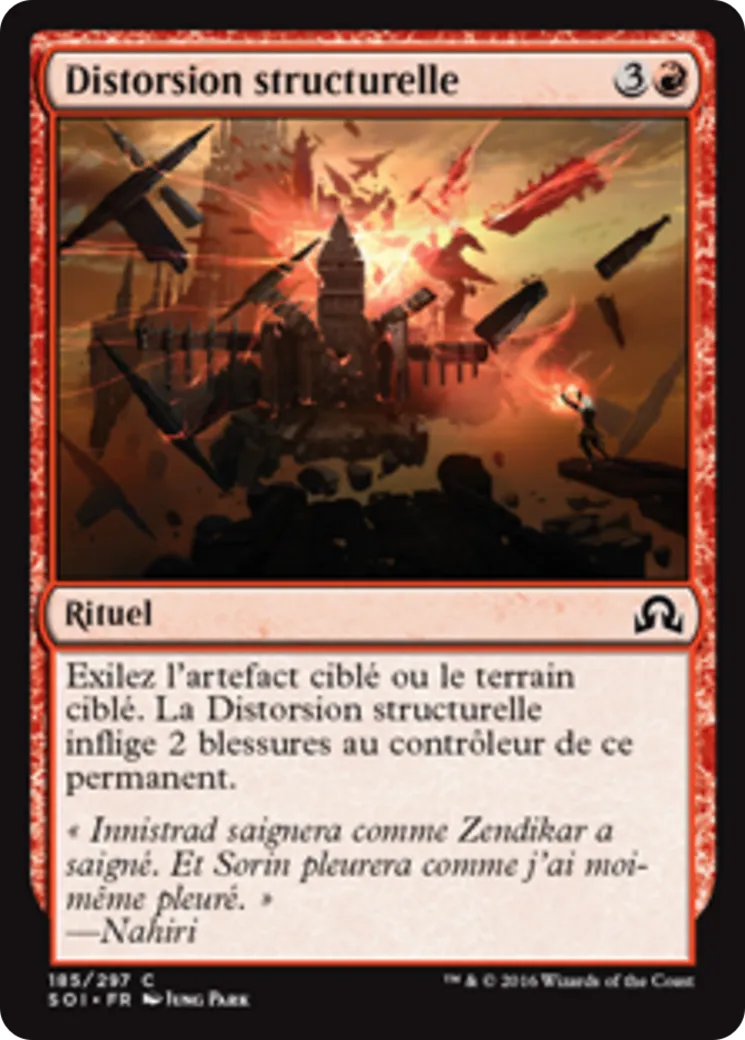 Distorsion structurelle — Shadows over Innistrad — Magic: The Gathering