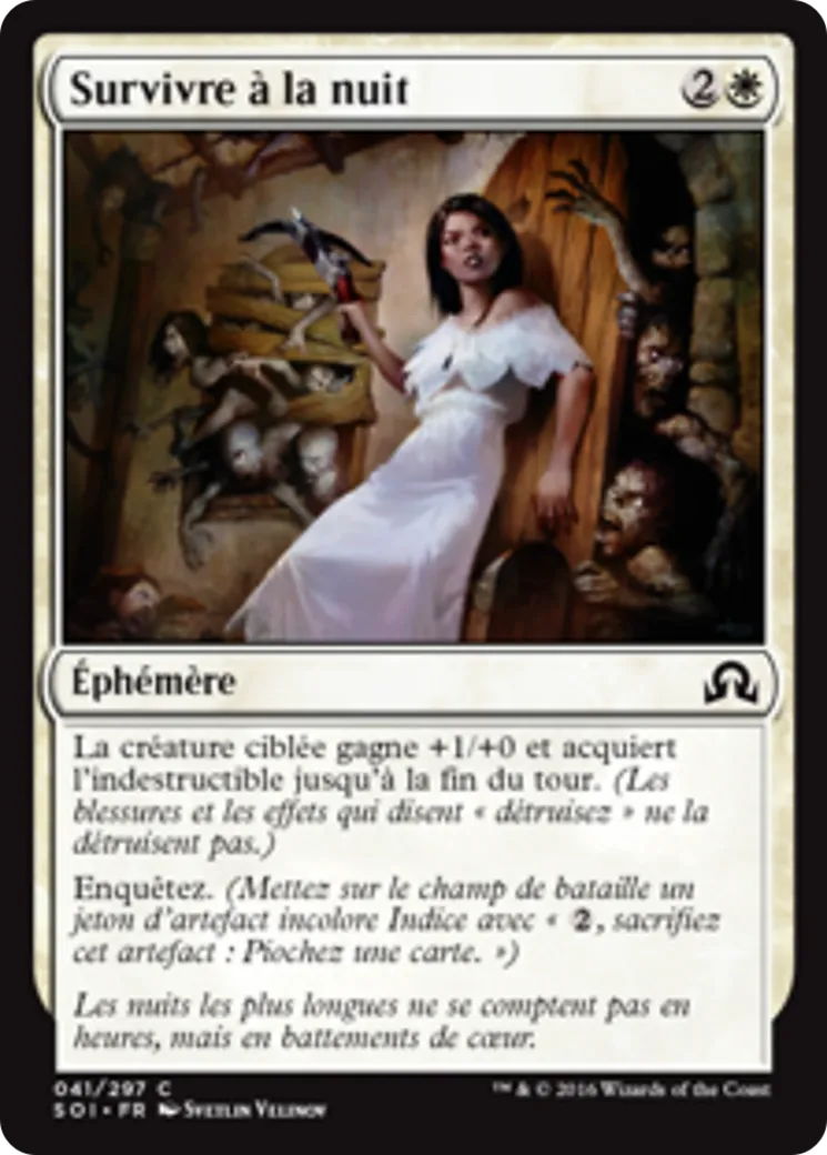 Survivre à la nuit — Shadows over Innistrad — Magic: The Gathering