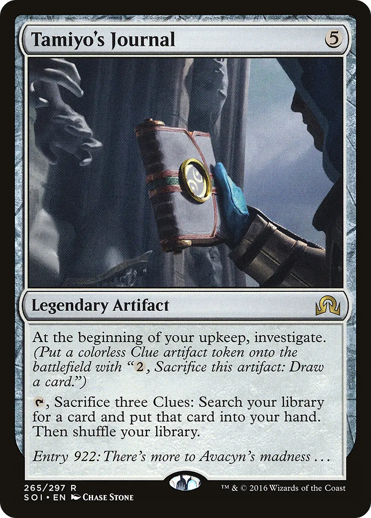 Journal de Tamiyo — Shadows over Innistrad — Magic: The Gathering