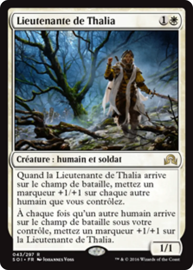 Lieutenante de Thalia — Shadows over Innistrad — Magic: The Gathering