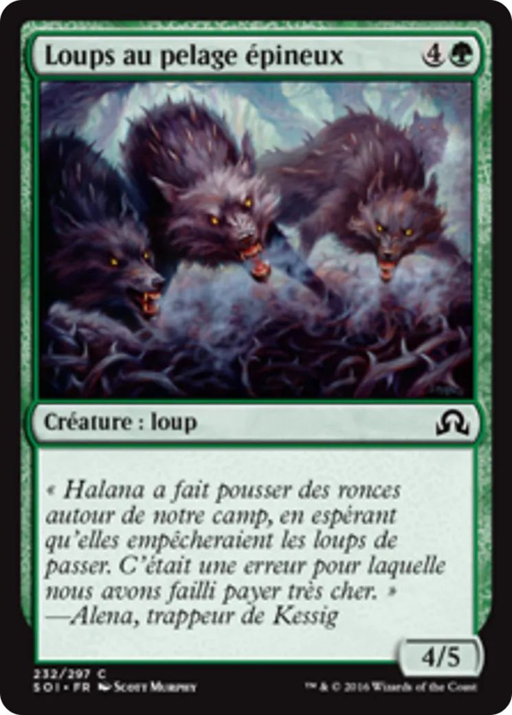 Loups au pelage épineux — Shadows over Innistrad — Magic: The Gathering