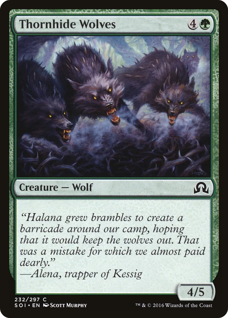 Loups au pelage épineux — Shadows over Innistrad — Magic: The Gathering