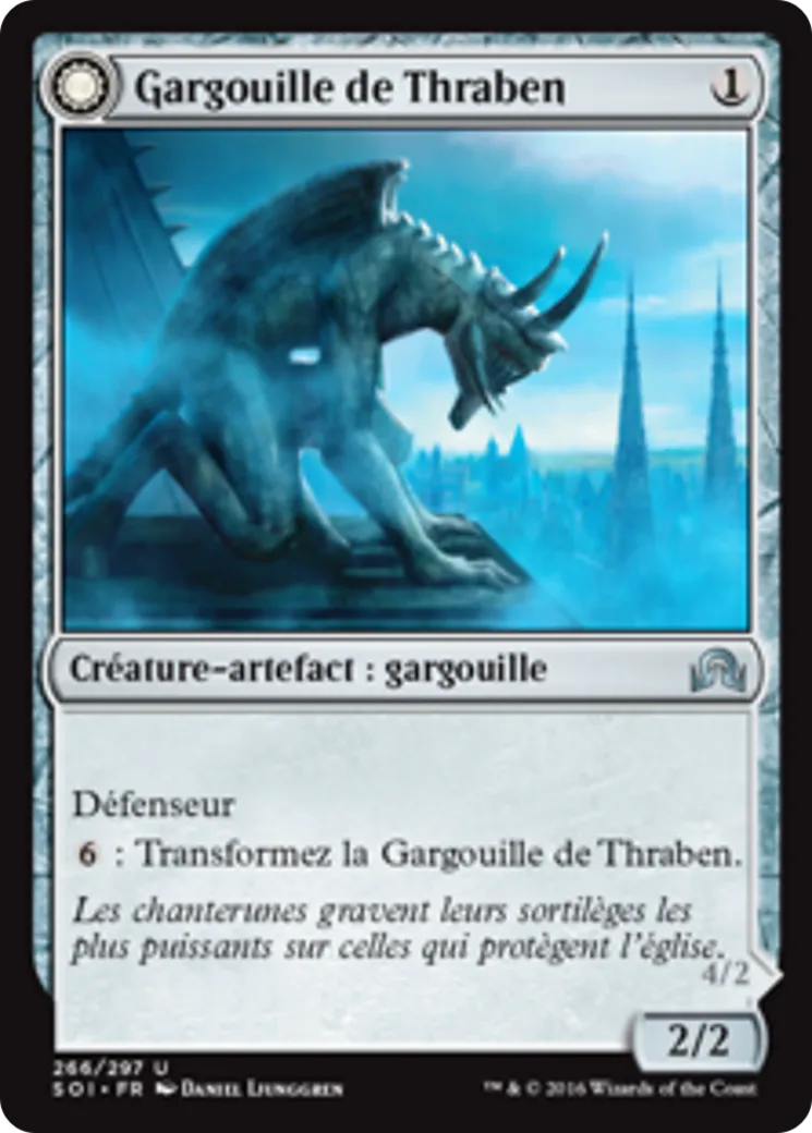 Gargouille de Thraben // Antagoniste ailepierre — Shadows over Innistrad — Magic: The Gathering