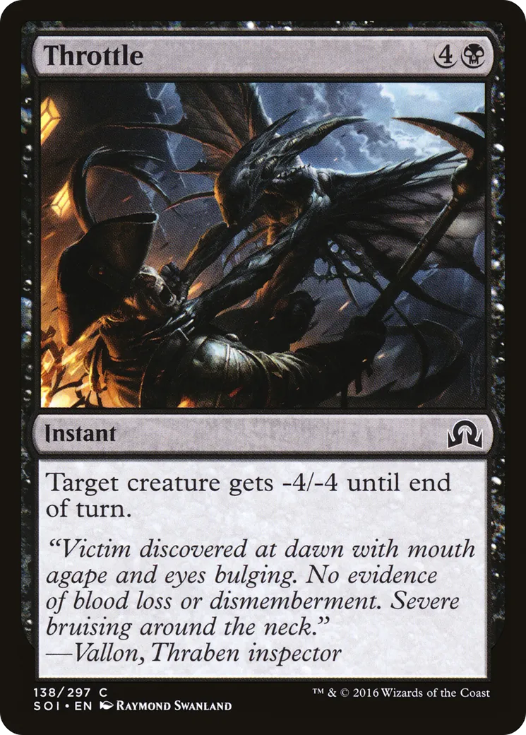 Étranglement — Shadows over Innistrad — Magic: The Gathering