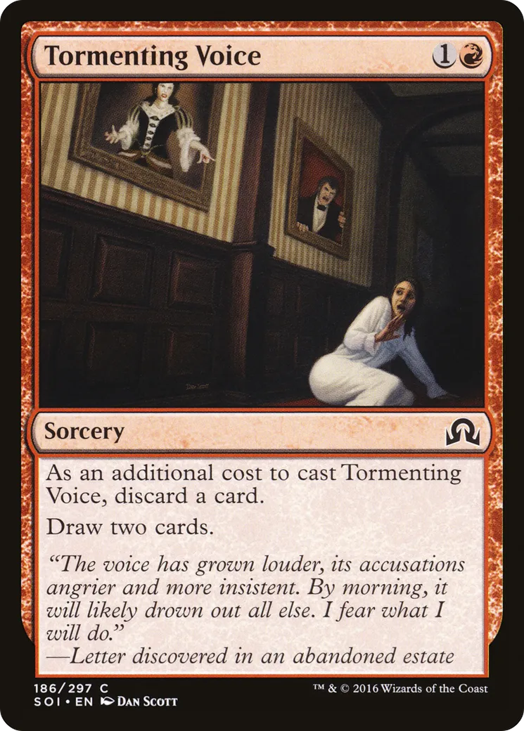 Tormenting Voice — Shadows over Innistrad — Magic: The Gathering
