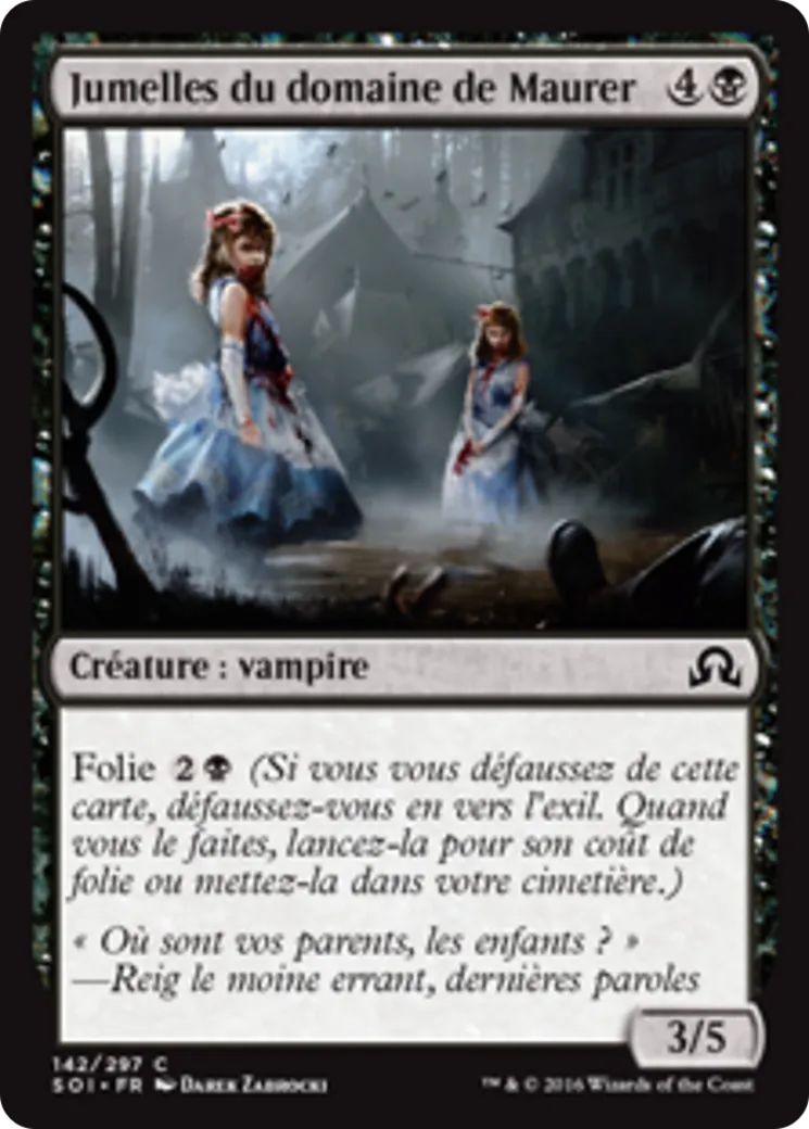 Jumelles du domaine de Maurer — Shadows over Innistrad — Magic: The Gathering