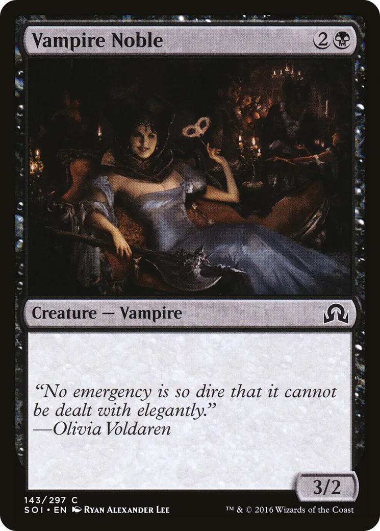 Noble vampire — Shadows over Innistrad — Magic: The Gathering