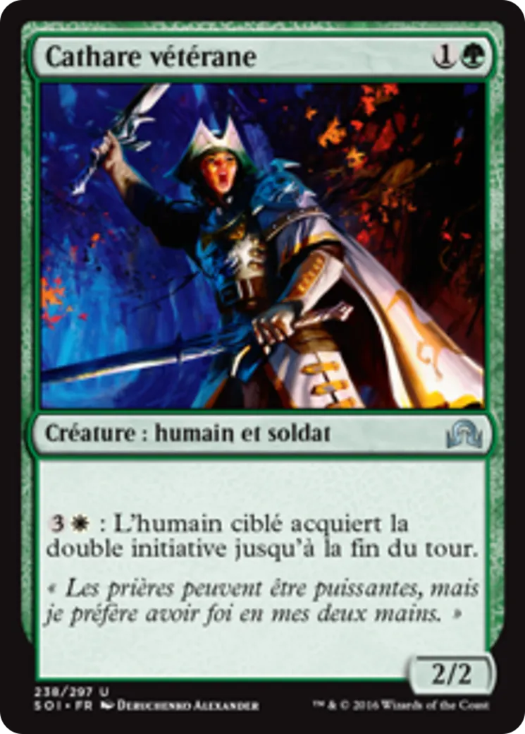 Cathare vétérane — Shadows over Innistrad — Magic: The Gathering