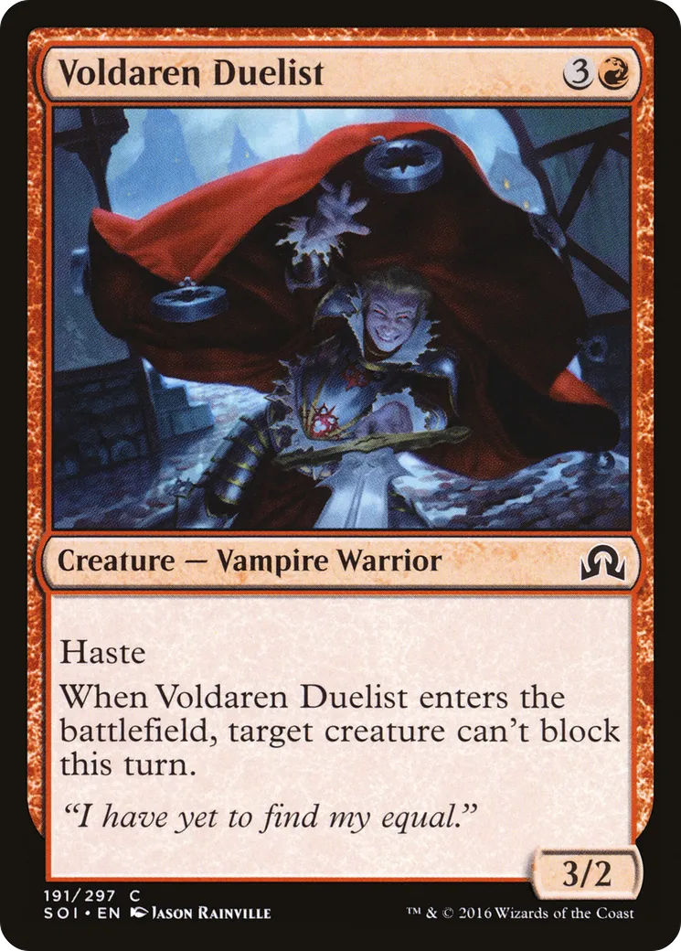 Voldaren Duelist — Shadows over Innistrad — Magic: The Gathering