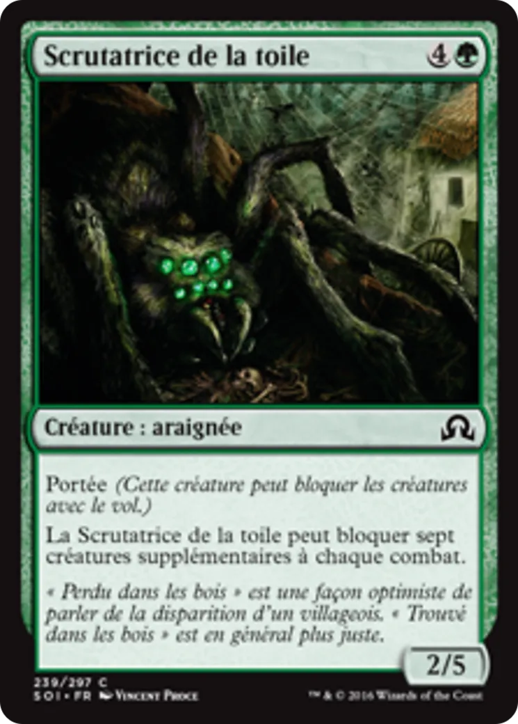 Scrutatrice de la toile — Shadows over Innistrad — Magic: The Gathering