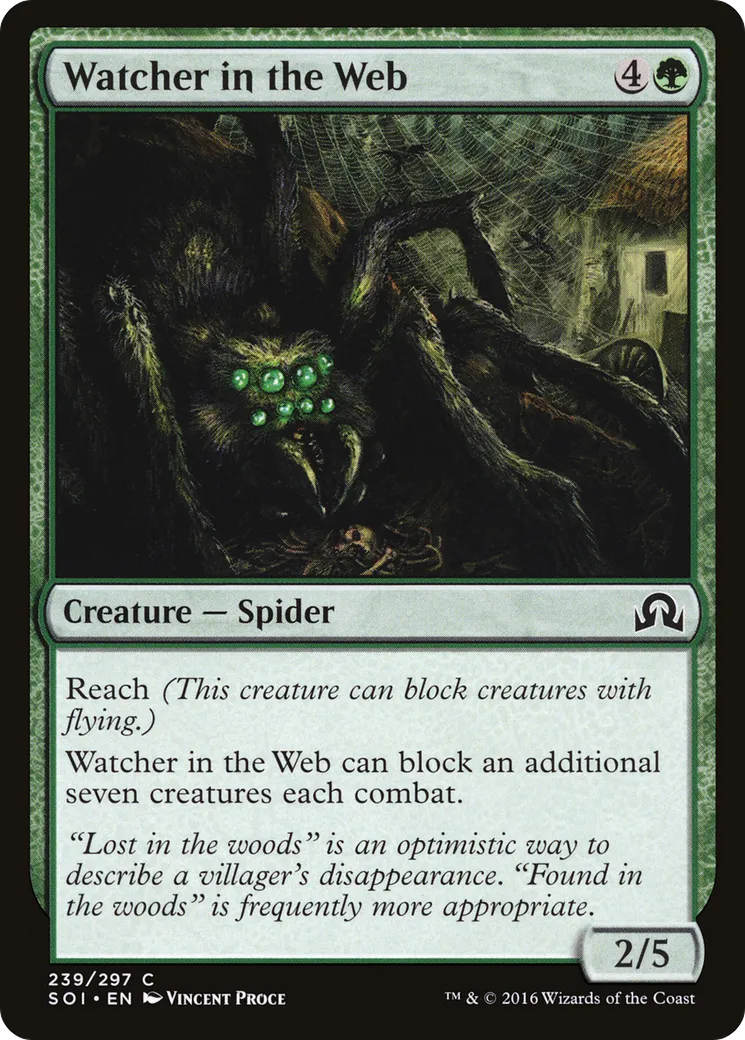 Scrutatrice de la toile — Shadows over Innistrad — Magic: The Gathering