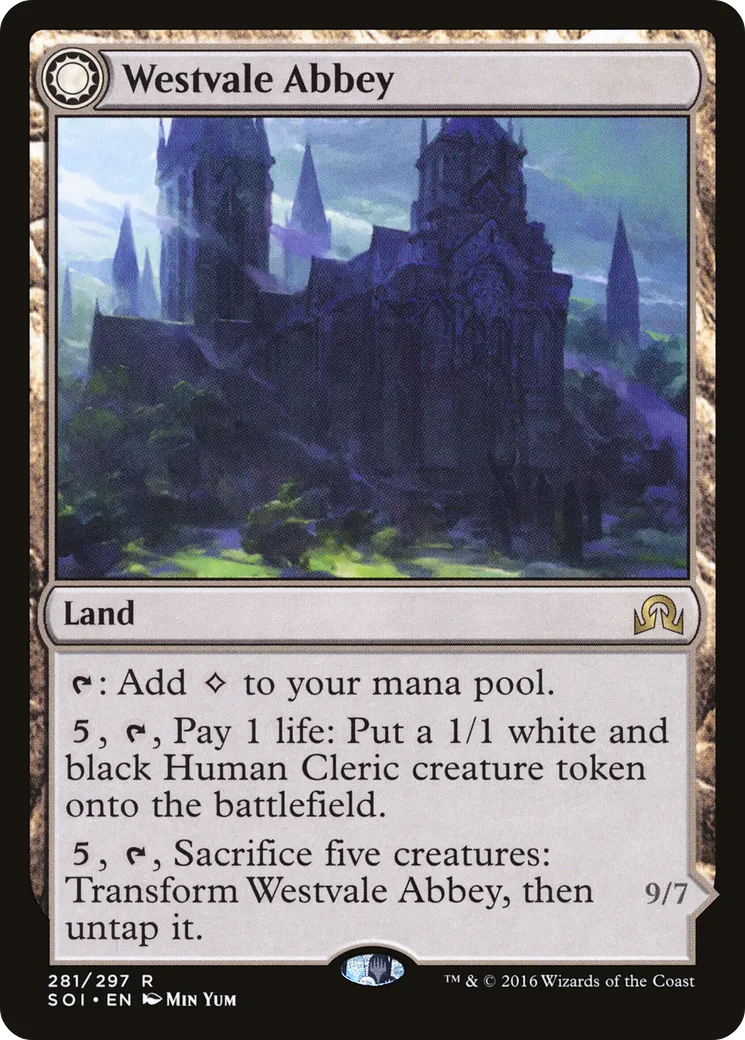 Westvale Abbey // Ormendahl, Profane Prince — Shadows over Innistrad — Magic: The Gathering