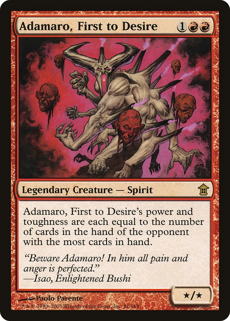 Adamaro, First to Desire — Saviors of Kamigawa — Magic: The Gathering