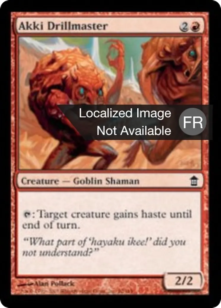 Maître-recruteur akki — Saviors of Kamigawa — Magic: The Gathering