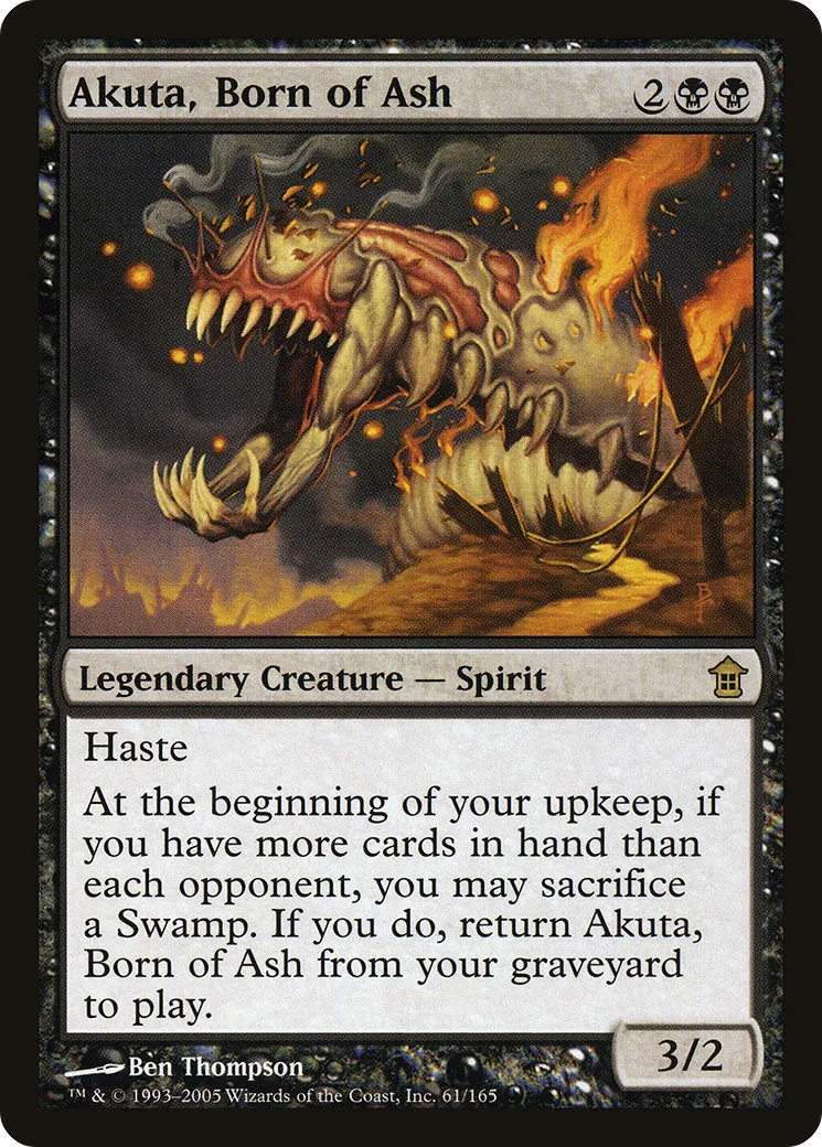 Akuta, Born of Ash — Saviors of Kamigawa — Magic: The Gathering