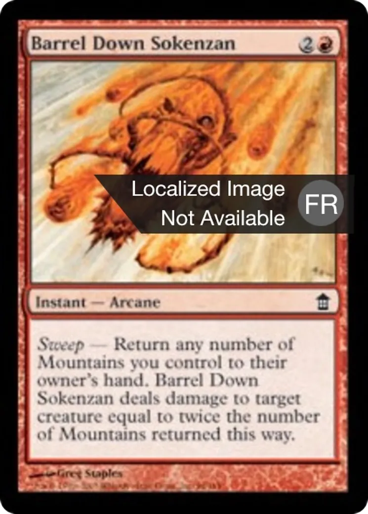 Descente du Sokenzan — Saviors of Kamigawa — Magic: The Gathering
