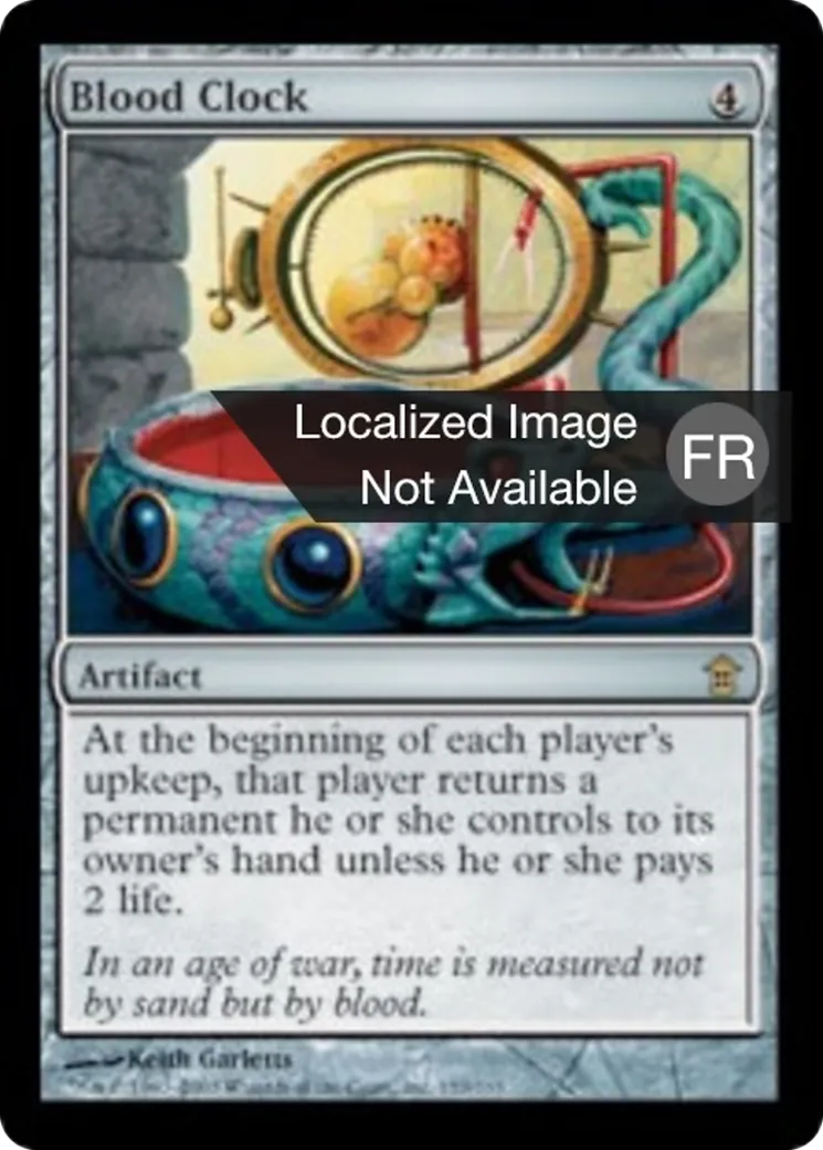 Horloge de sang — Saviors of Kamigawa — Magic: The Gathering