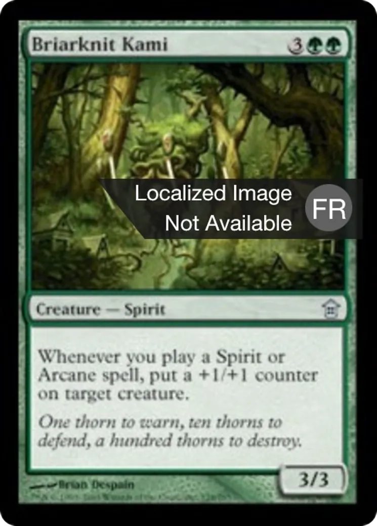 Kami de ronces — Saviors of Kamigawa — Magic: The Gathering