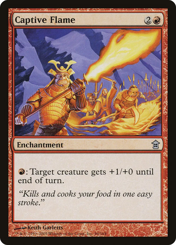 Captive Flame — Saviors of Kamigawa — Magic: The Gathering