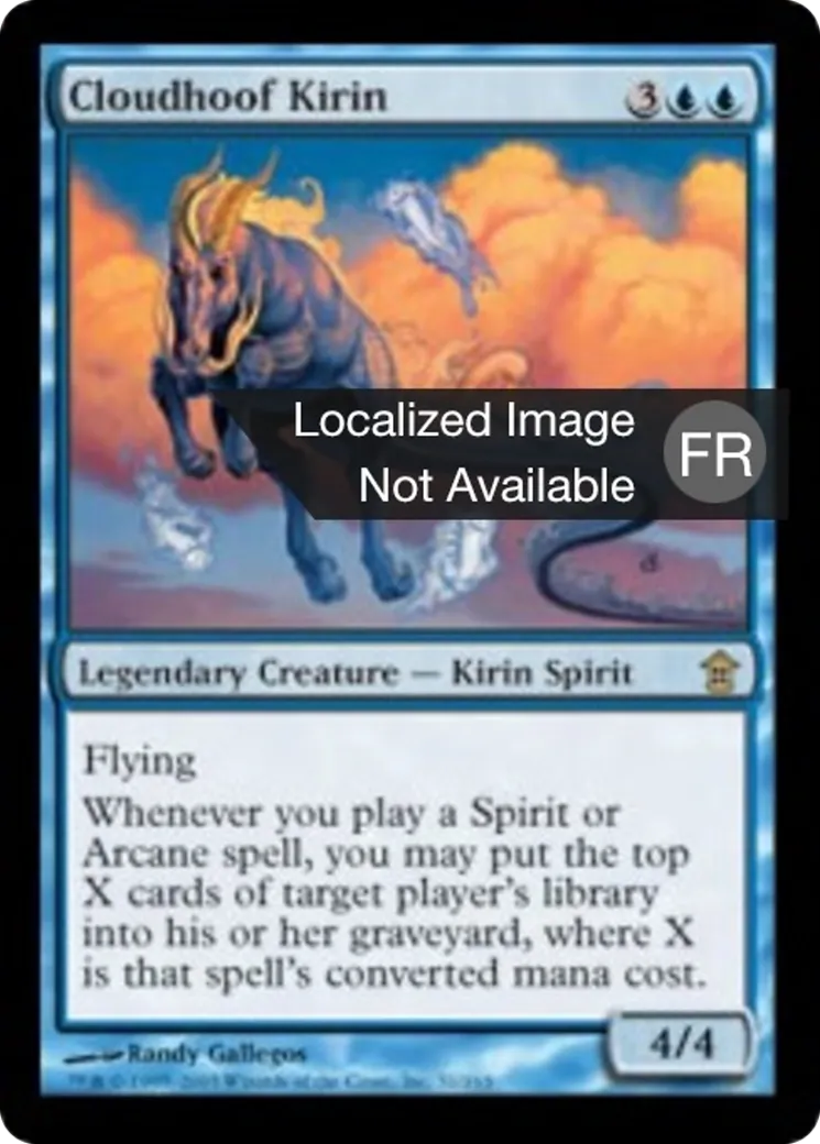 Kirin aux sabots de nuage — Saviors of Kamigawa — Magic: The Gathering