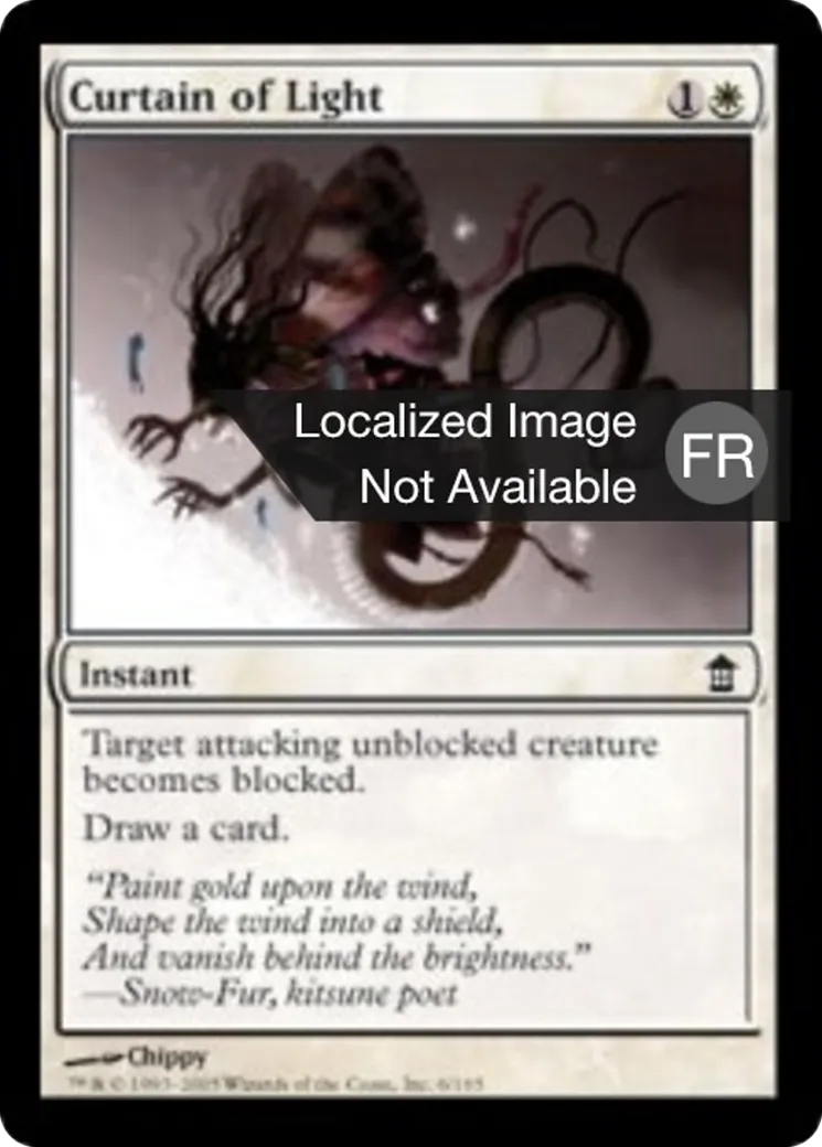 Rideau de lumière — Saviors of Kamigawa — Magic: The Gathering