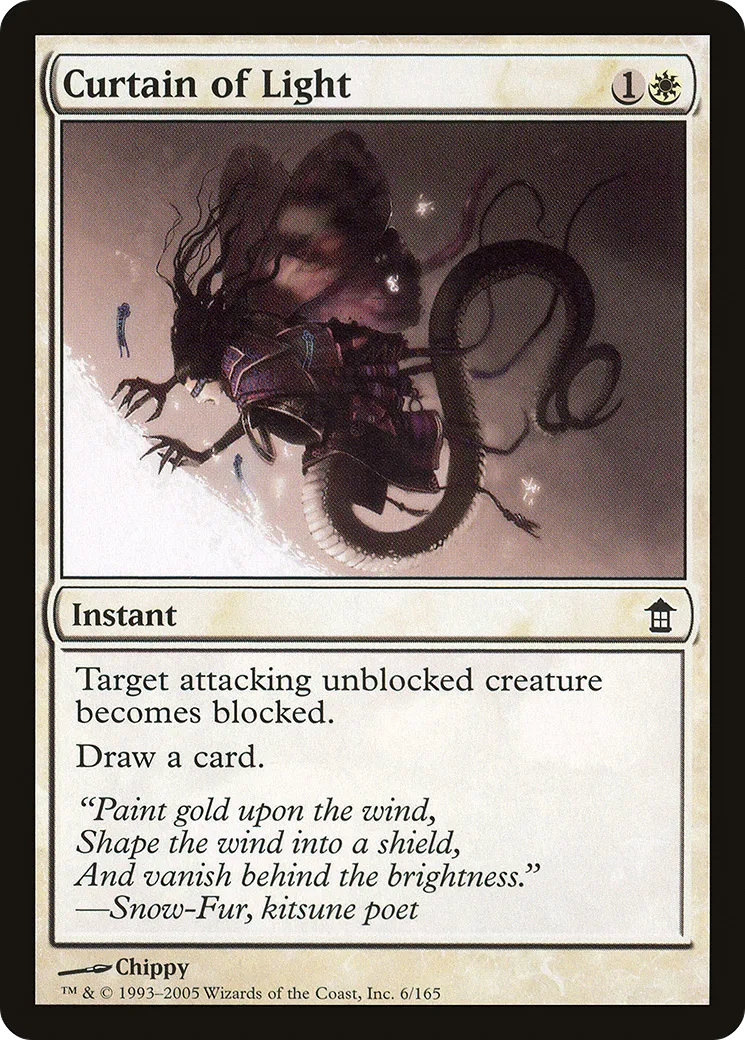 Rideau de lumière — Saviors of Kamigawa — Magic: The Gathering