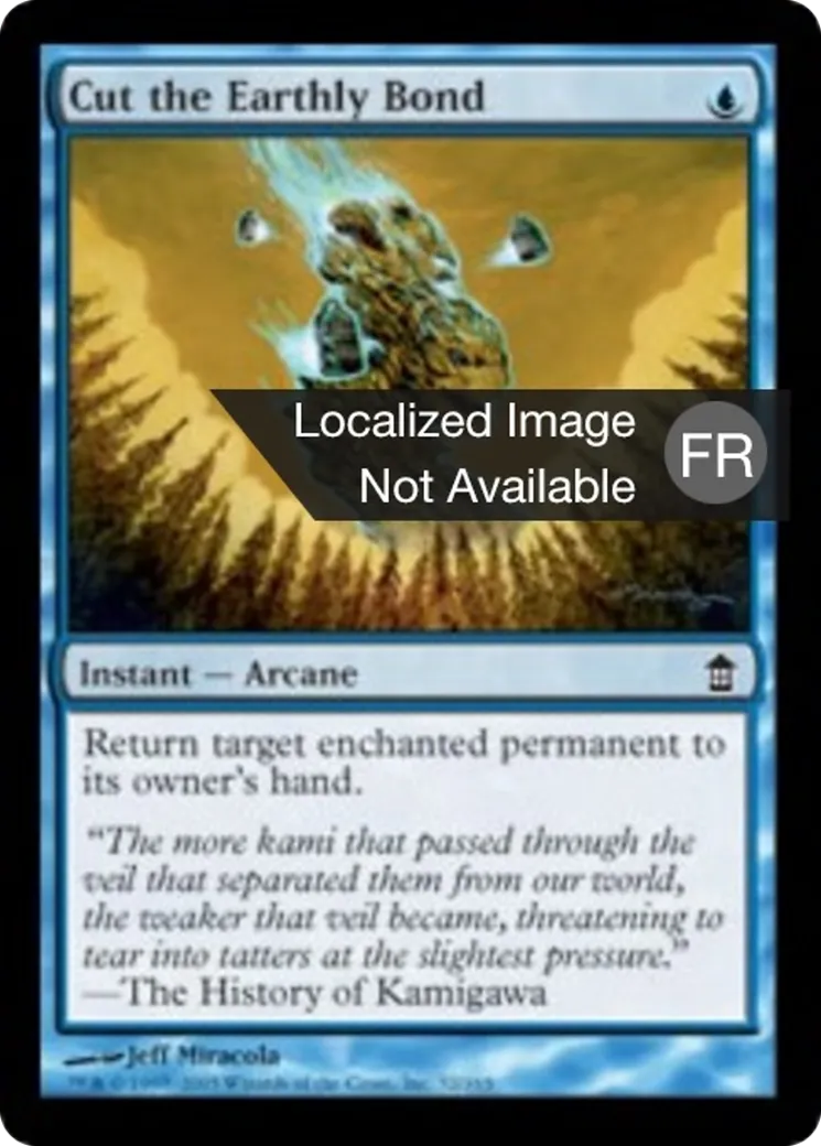 Couper les liens terrestres — Saviors of Kamigawa — Magic: The Gathering