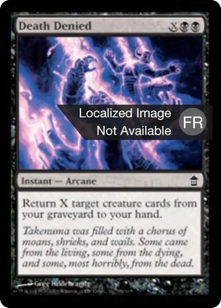 Déni de la mort — Saviors of Kamigawa — Magic: The Gathering