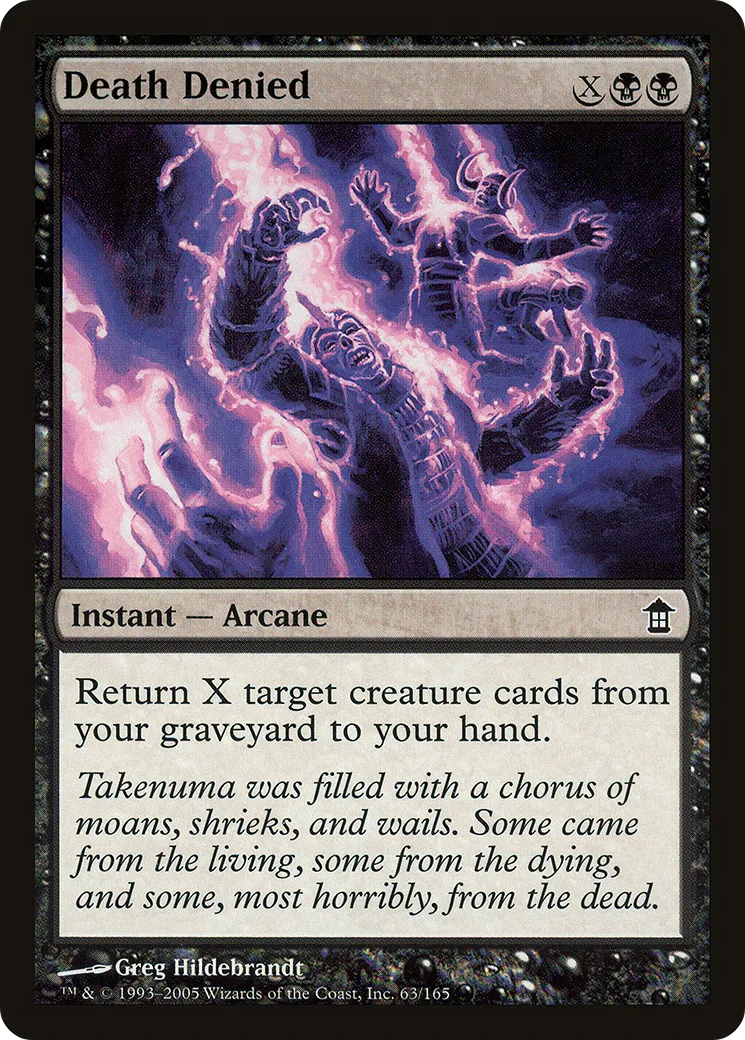 Déni de la mort — Saviors of Kamigawa — Magic: The Gathering